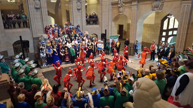 Empfang beim Ministerpr&auml;sidenten